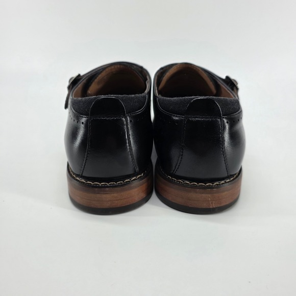 Stacy Adams Karson Monk Double Strap Black Wingtip Brogue Dress Shoes Oxford 9 M Stacy Adams Karson Monk Double Strap Black Wingtip Brogue Dress Shoes Oxford 9 M